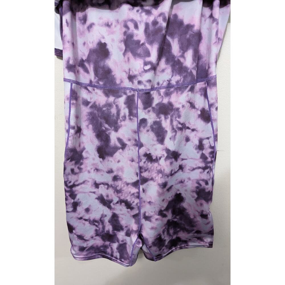 Women's HDE Active Purple Midi Tank Dress with Racer Back and Hidden Shorts L - Picture 5 of 7